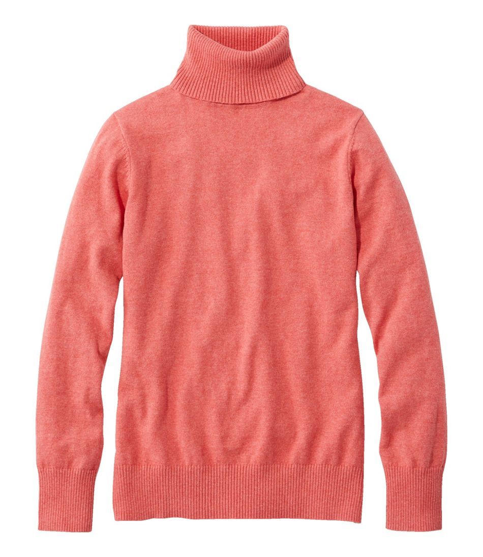Women's Cotton/Cashmere Sweater, Turtleneck | L.L. Bean