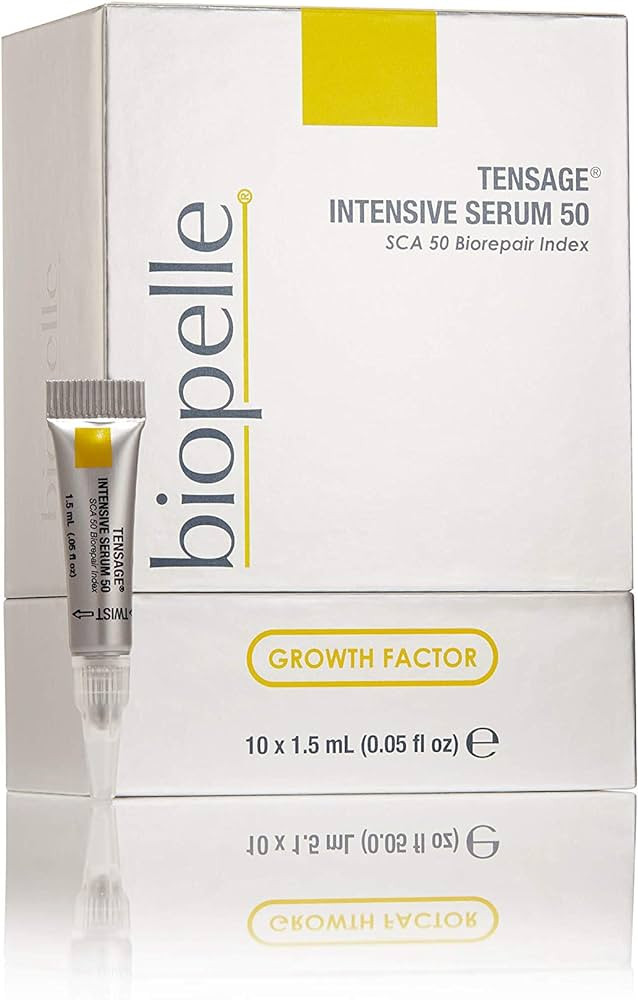 Biopelle Tensage Growth Factor Intensive Serum 50, Facial Serum with SCA 50 Biorepair Index, 10 C... | Amazon (US)