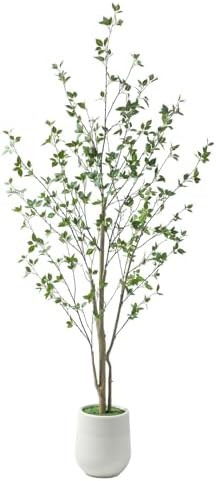 Bellacat 7ft Minimalist Artificial Citrus Tree with Large Exquisite Planter, 84in Faux Citrus Tre... | Amazon (US)