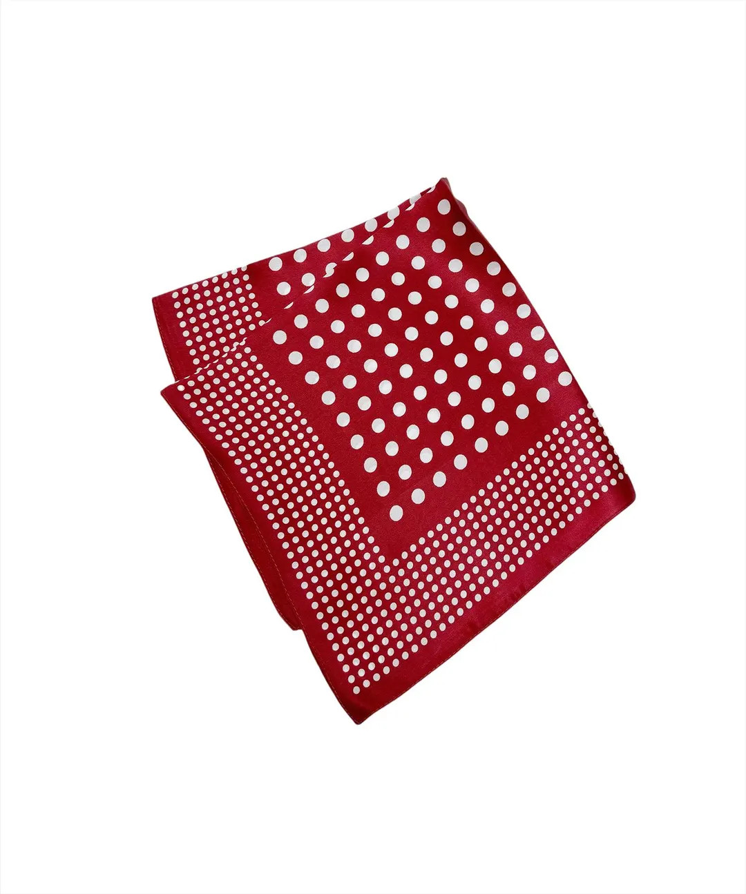 100% Mulberry Silk Scarf Red Polka Dot Silk Scarf Women Silk Bandana Neckerchief Head Scarf Elega... | Etsy (US)