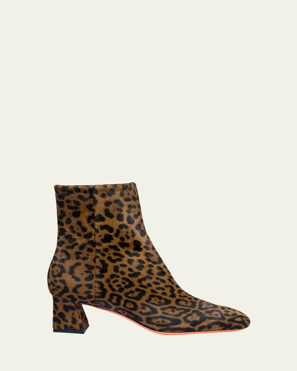 Marta Leopard Block Heel Booties | Bergdorf Goodman