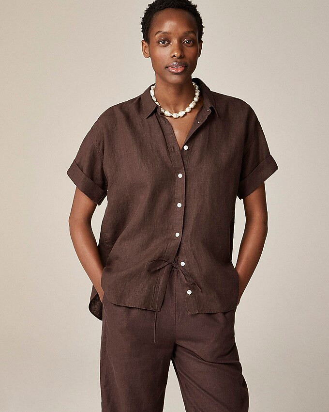 Capitaine shirt in Baird McNutt Irish linen | J. Crew US