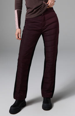Kaja Quilted Pant | Cabernet Cabernet / L | Alp N Rock
