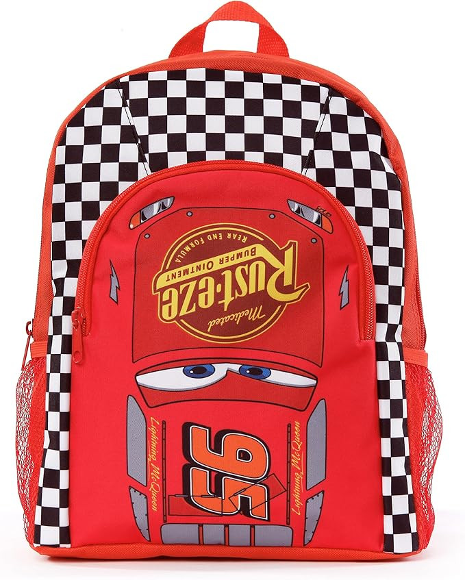 Disney Cars Boys Cars Lightning McQueen Backpack, One Size, Multicoloured | Amazon (US)