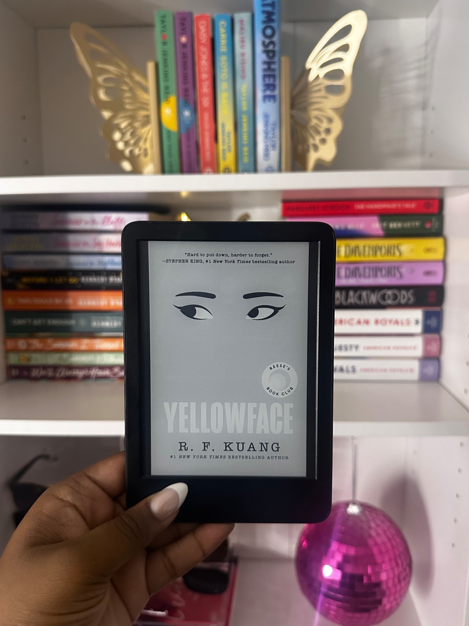 my latest fall read on my Kindle paperwhite! #fall #reading #kindle #bookish 

#LTKHome #LTKSeasonal #LTKOver40