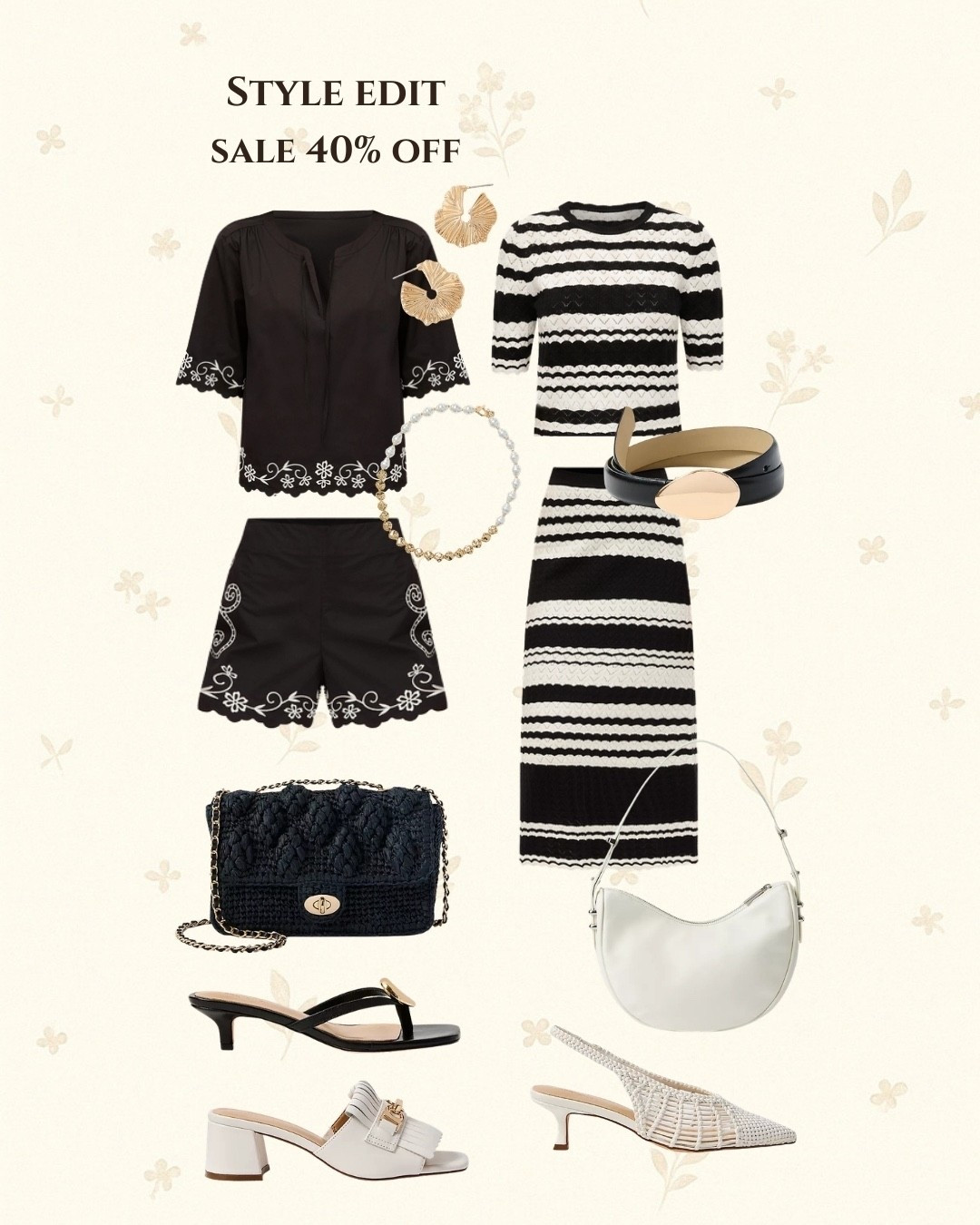 Spring style edit on sale- 40% Off! 🤍

#LTKTravel #LTKSpringSale #LTKSaleAlert