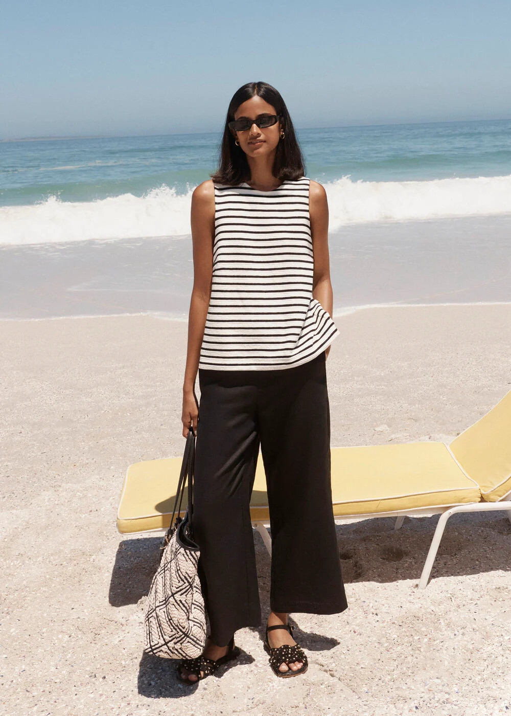 Roxie Cotton Blend Stripe Top | Hobbs UK | | Hobbs