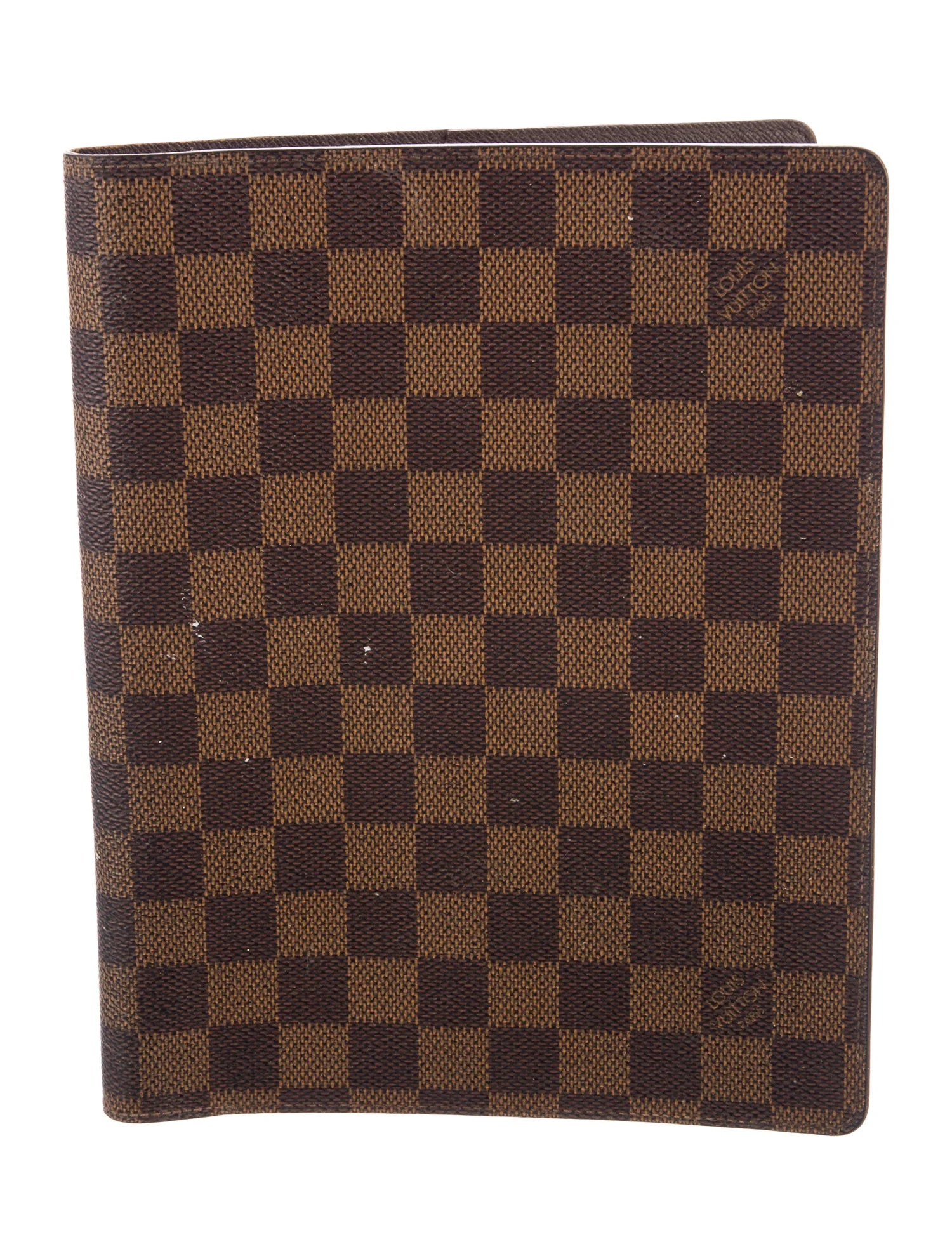 Damier Ebene Desk Agenda Cover | The RealReal