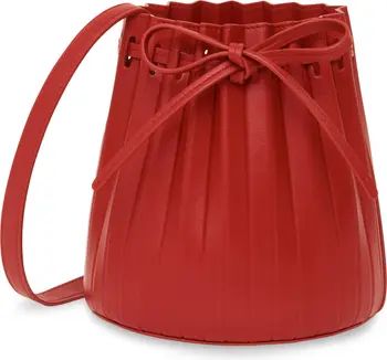 Mini Pleat Leather Bucket Bag | Nordstrom
