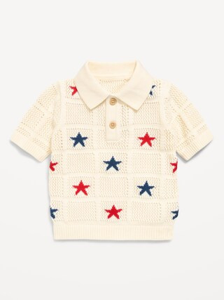 Short-Sleeve Sweater-Knit Polo for Baby | Old Navy (US)