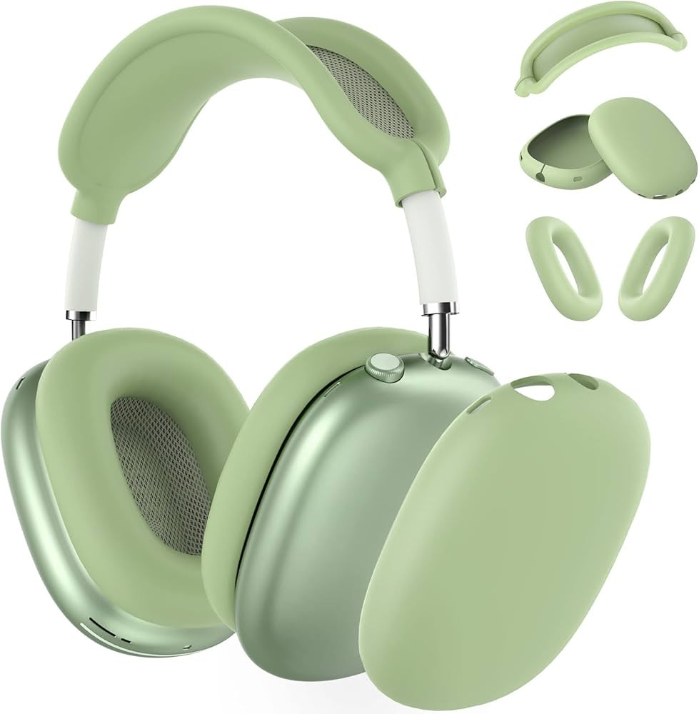 Amazon.com: Silicone Case Cover for AirPods Max Headphones, Anti-Scratch Ear Pad Case Cover/Ear C... | Amazon (US)
