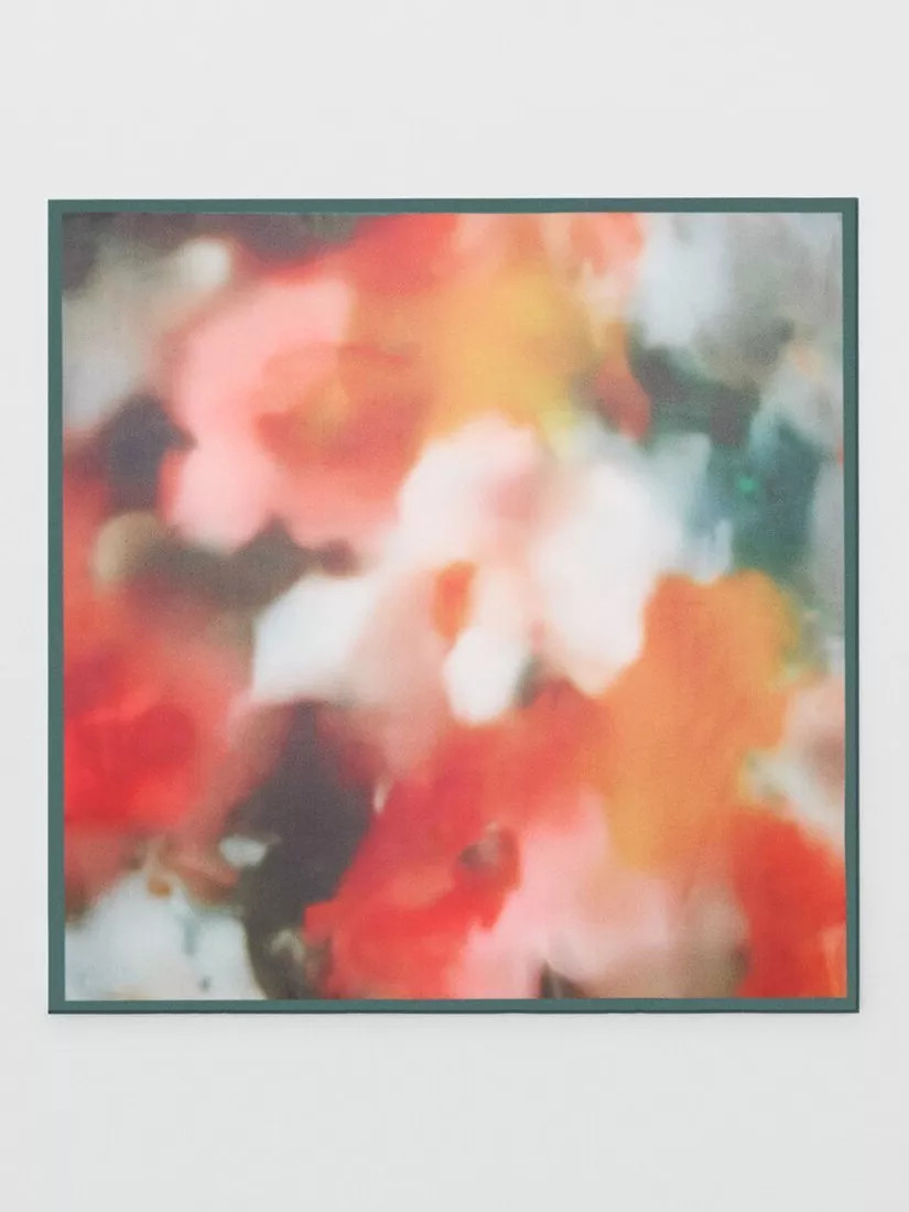 Mango Pauelo Abstract Lightweight Scarf, Orange | John Lewis (UK)