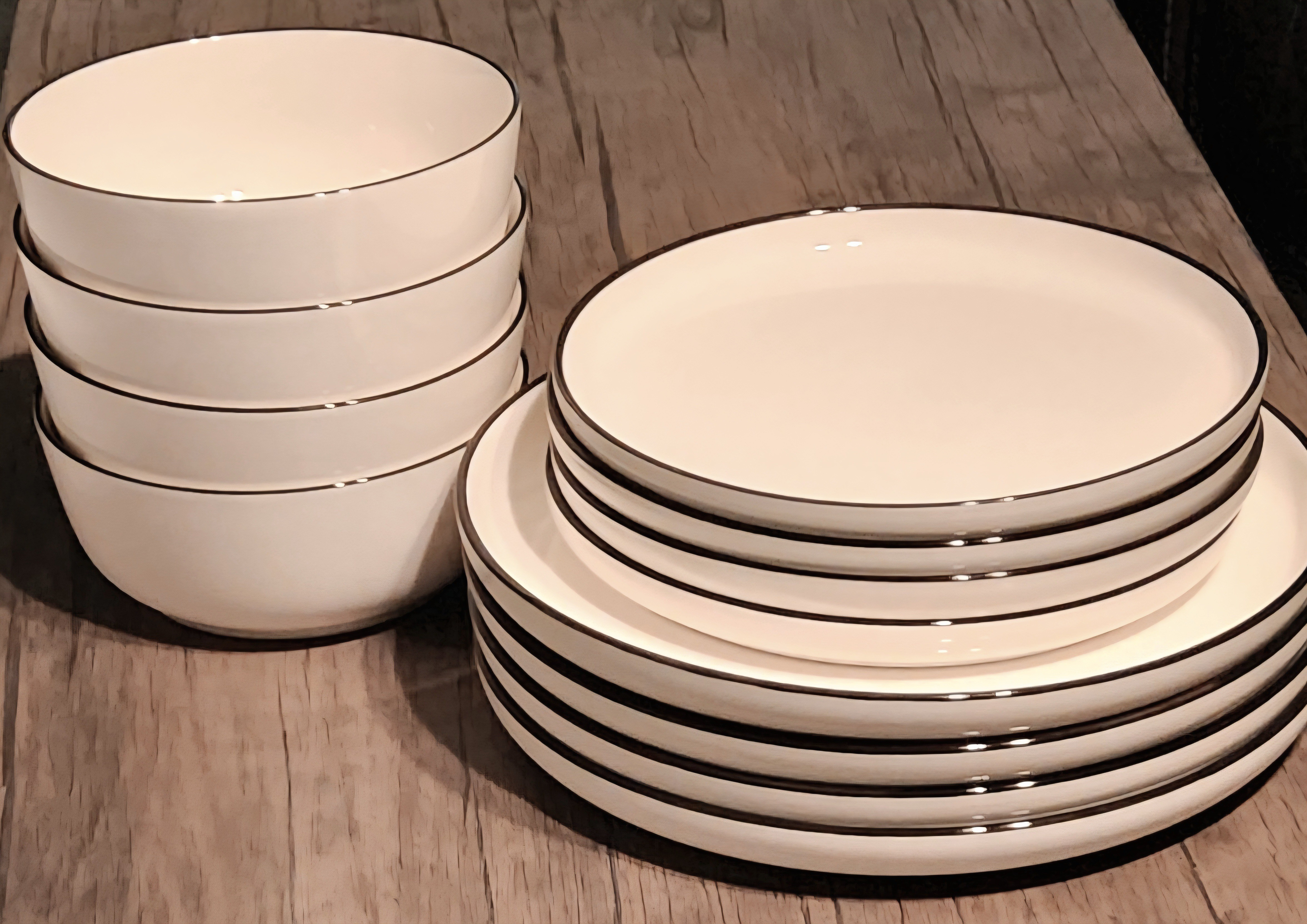 Latitude Run dinnerware set is exquisite, simple but elegant. This set includes 4 large dinner plates, 4 large salad plates and 4 large bowls. Microwave-safe, dishwasher and oven safe, this set is a must-have that even your guests will admire and enjoy using! Currently, it's on sale for 52% off. 

#LTKHoliday #LTKFindsUnder100 #LTKfoodie