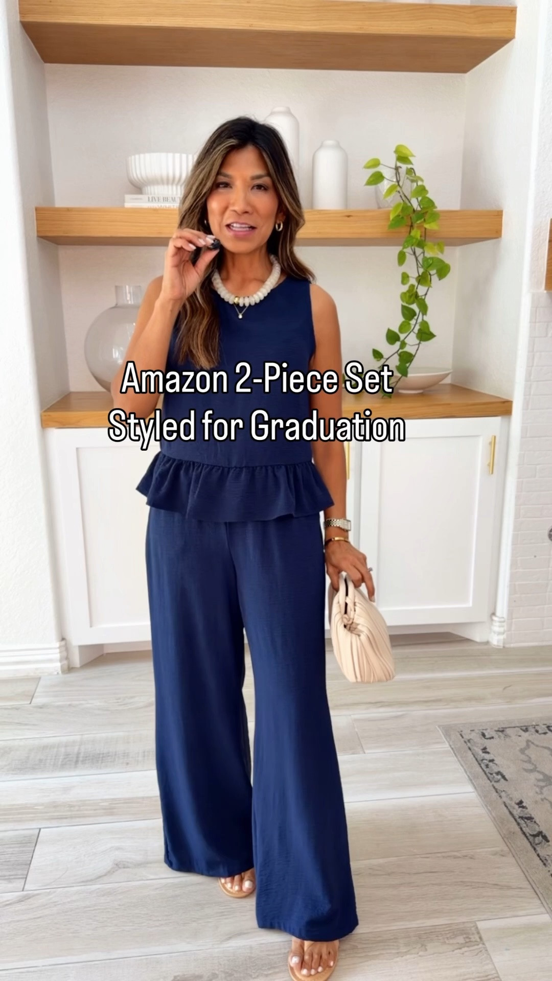 I’m 5’2” 118#ish for reference 
Pant Set in size small tts. I also have it in color Rose Red(inset).
Sandals fit tts.
All accessories are linked.
This is great for vacation, work, everyday. 
Graduation outfit, summer outfit, spring outfit, Amazon finds, over 50 style, midlife fashion, petite fashion,midlife women, affordable fashion, fashion over40

#LTKOver40 #LTKPetite #LTKmomlife
