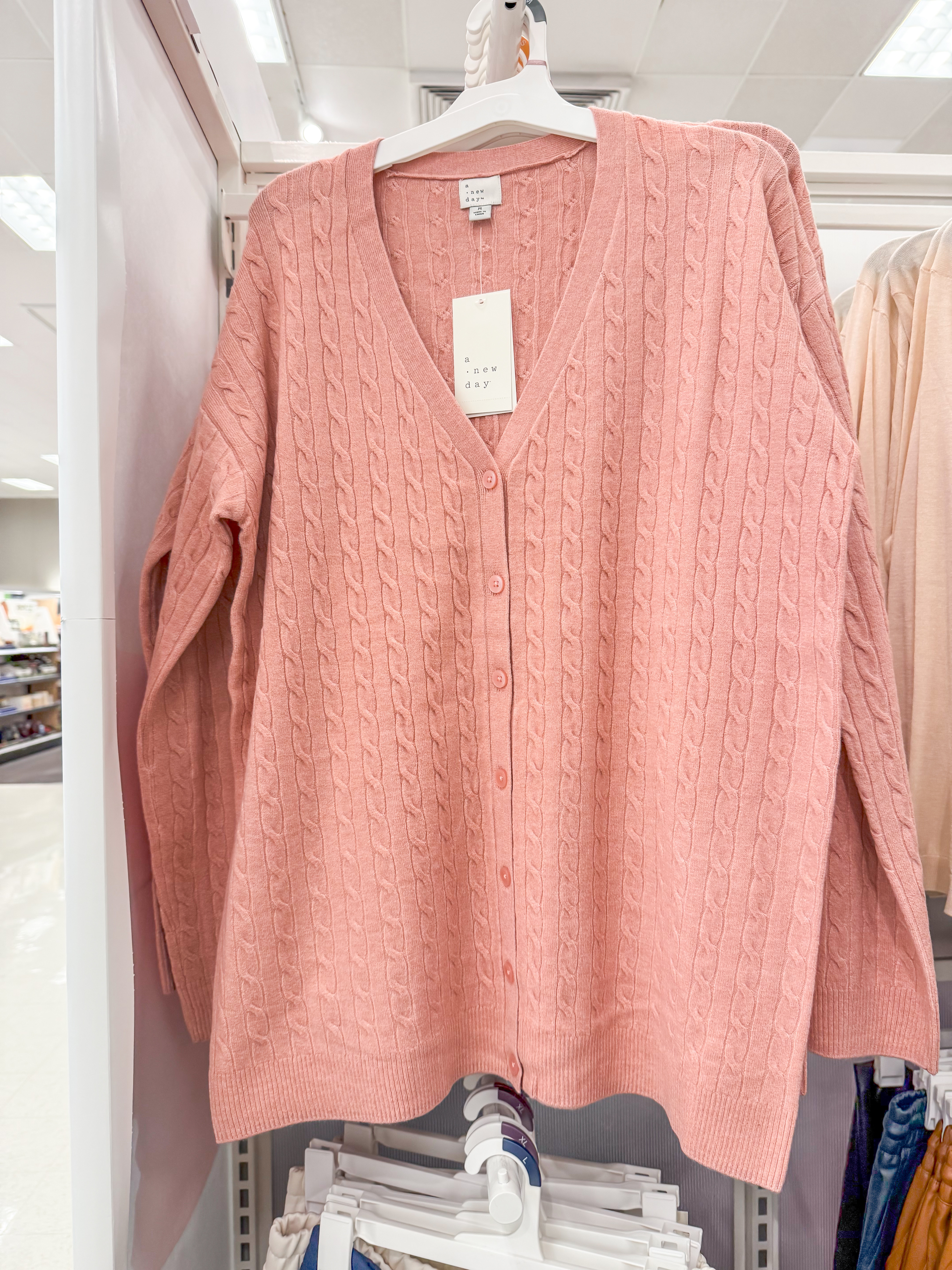 I cannot believe how beautiful and well-made this pink cardigan is for fall! You could also layer a white button-down shirt underneath it for a more timeless, classic style.

Workwear outfits, fall sweaters, fall outfits, family photos, cable knit, sweaters cardigans, target fashion, target sweaters, target style 

#LTKStyleTip #LTKFindsUnder50 #LTKWorkwear
