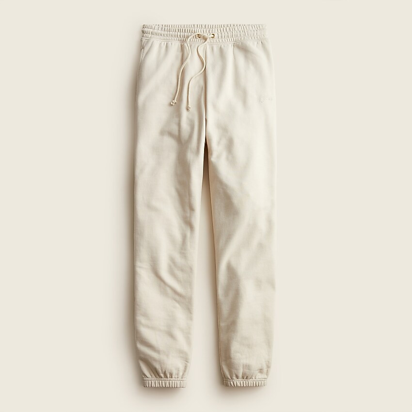 University terry sweatpant with logo embroidery | J. Crew US