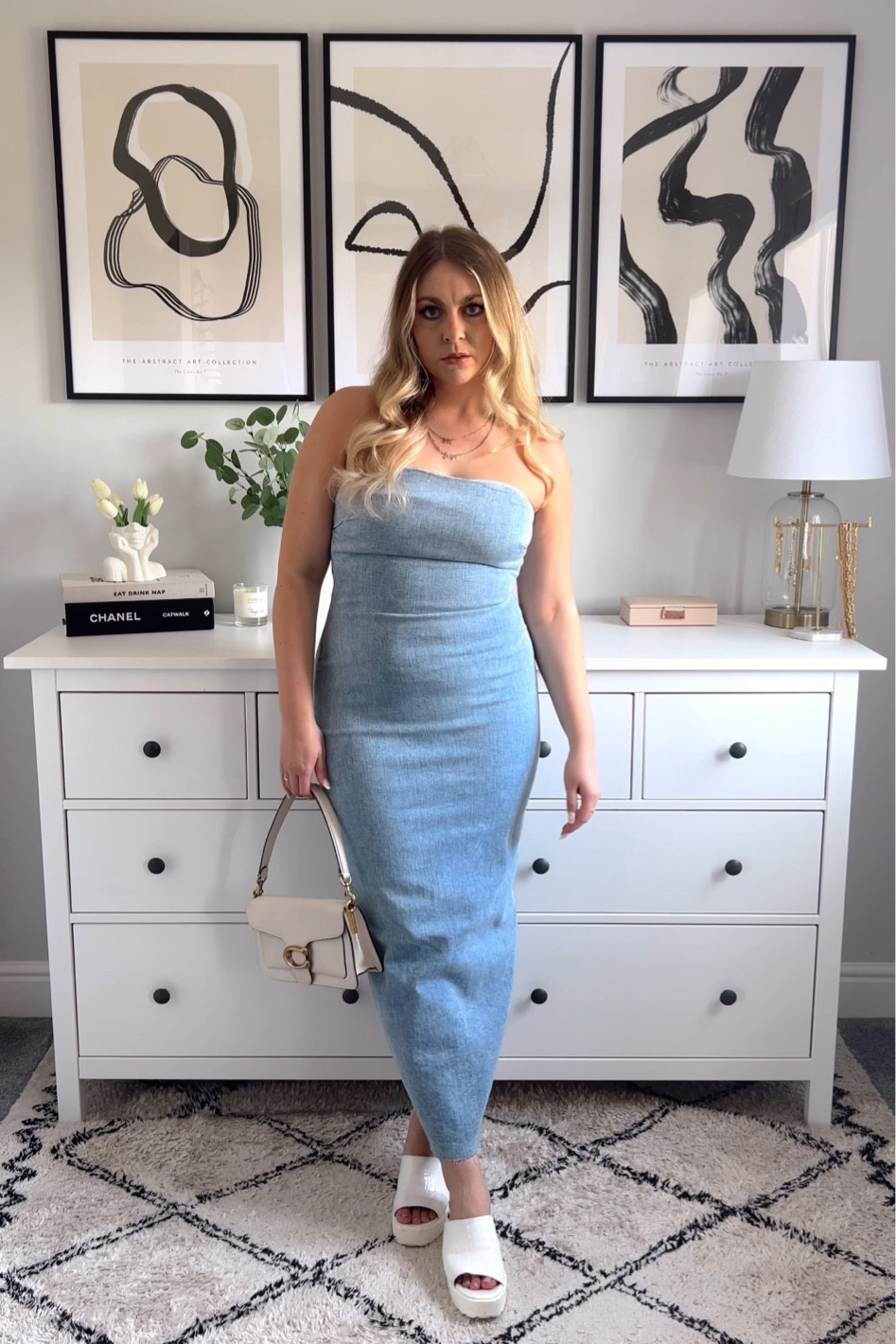 primark denim midi dress Primark's drop-waist denim midi dress ticks off two big seasonal trends   and it's only 24