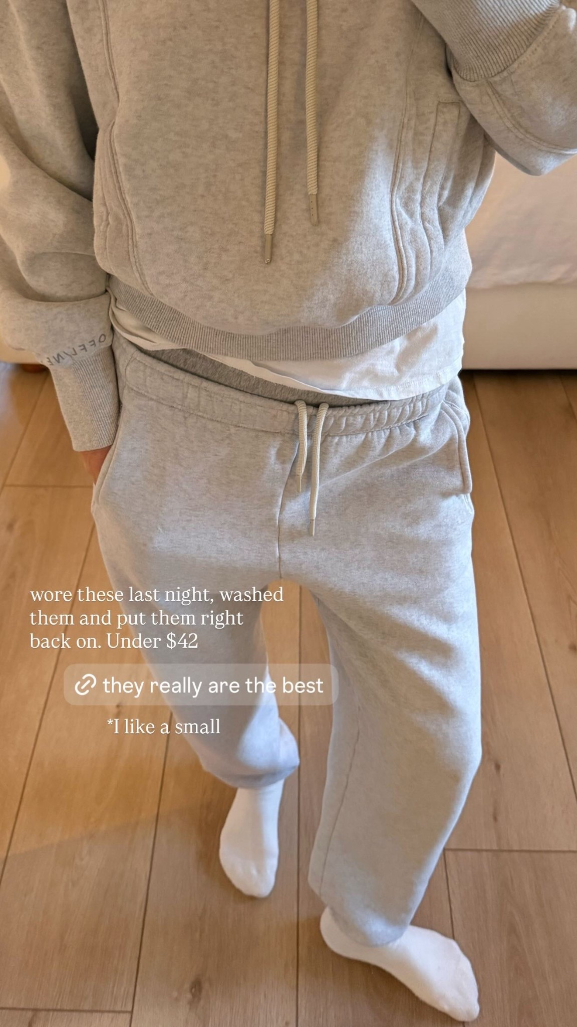 *I like a small  wore these last night, washed them and put them right back on. Under $42