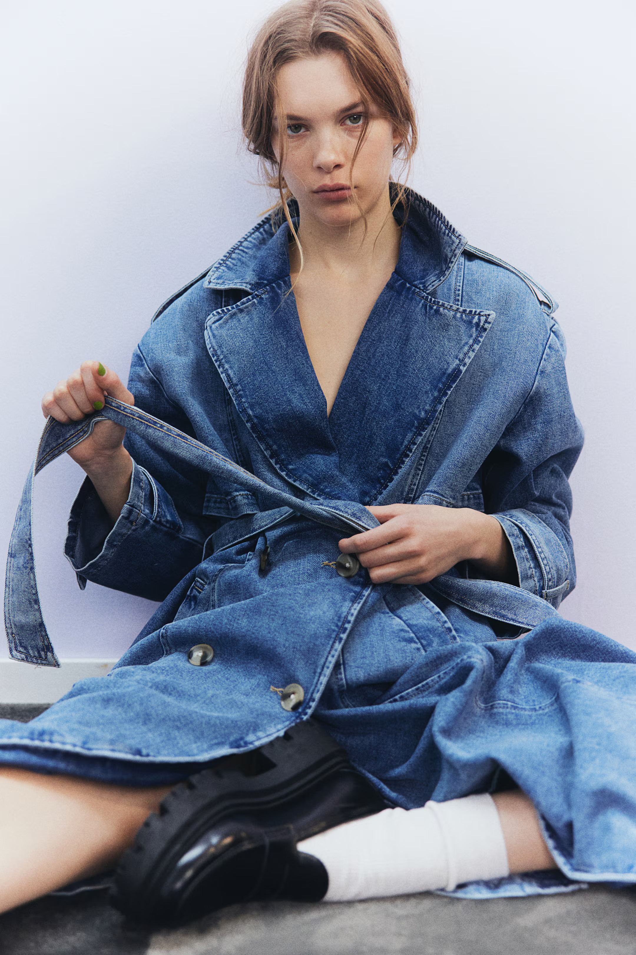 Denim Trench Coat | H&M (US + CA)