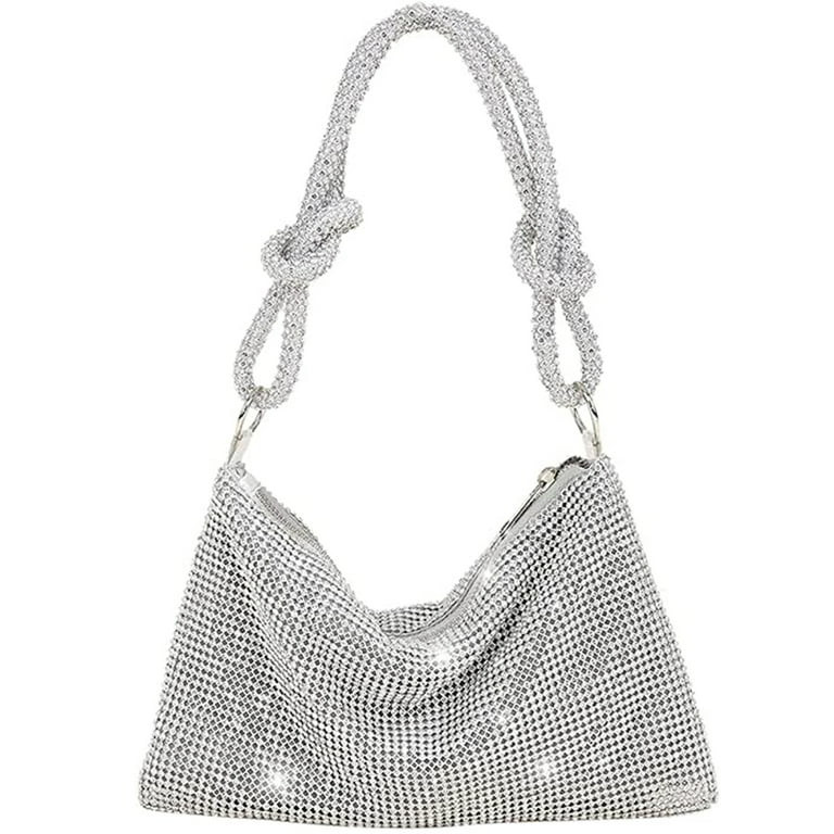 Rhinestone Purses for Women Chic Sparkly Evening Handbag Bling Bag Shiny Purse for Party Club Wed... | Walmart (US)