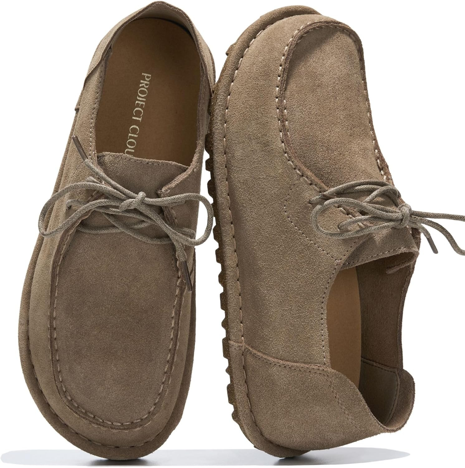Project Cloud 100% Genuine Leather Moccasin Loafers for Women | Amazon (US)