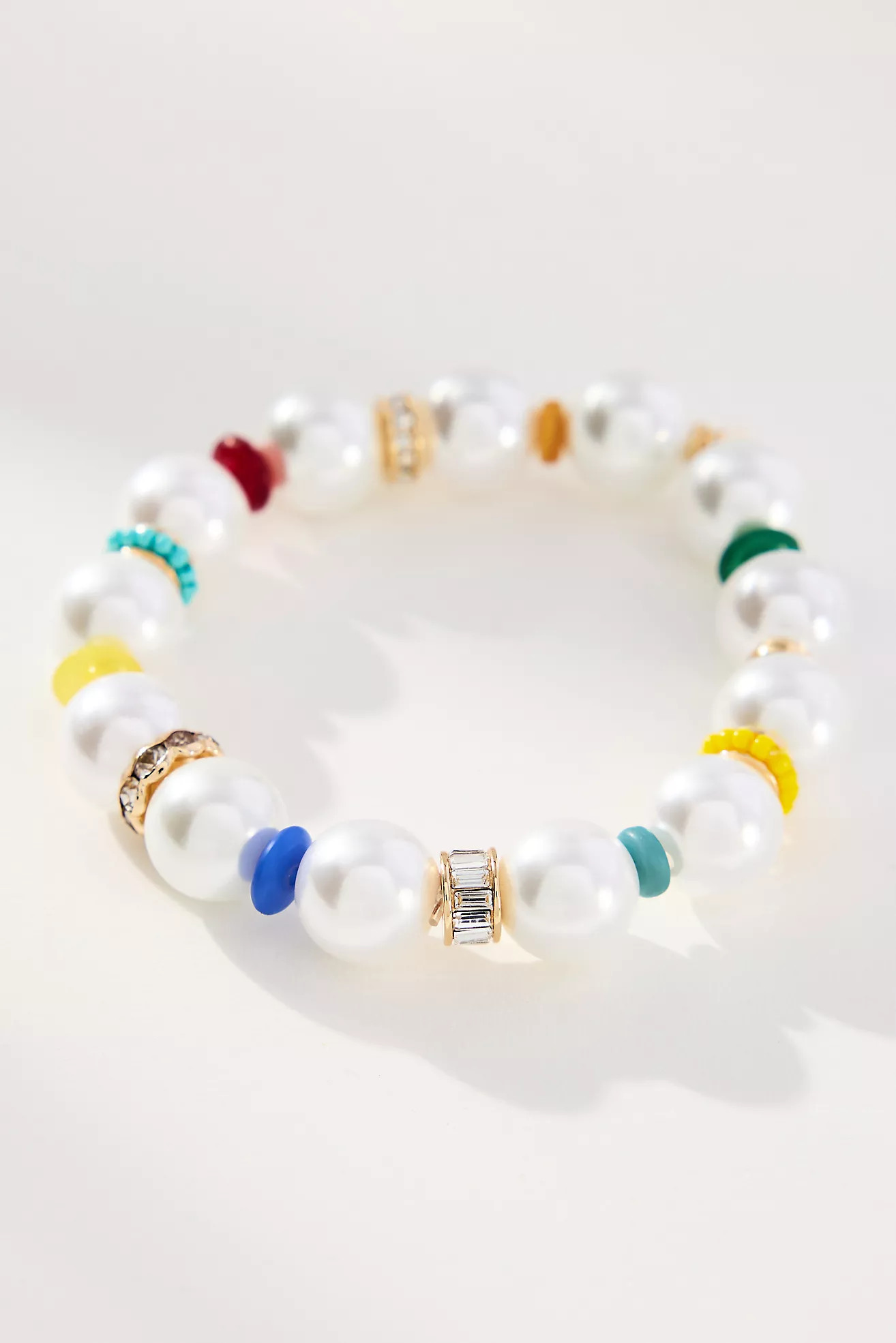 Colorful Beaded Pearl Bracelet | Anthropologie (US)