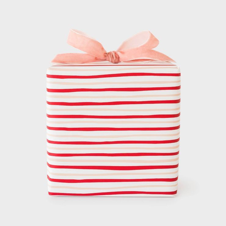 30 sq ft Red & Pink Stripe Gift Wrap - Sugar Paper™ + Target | Target