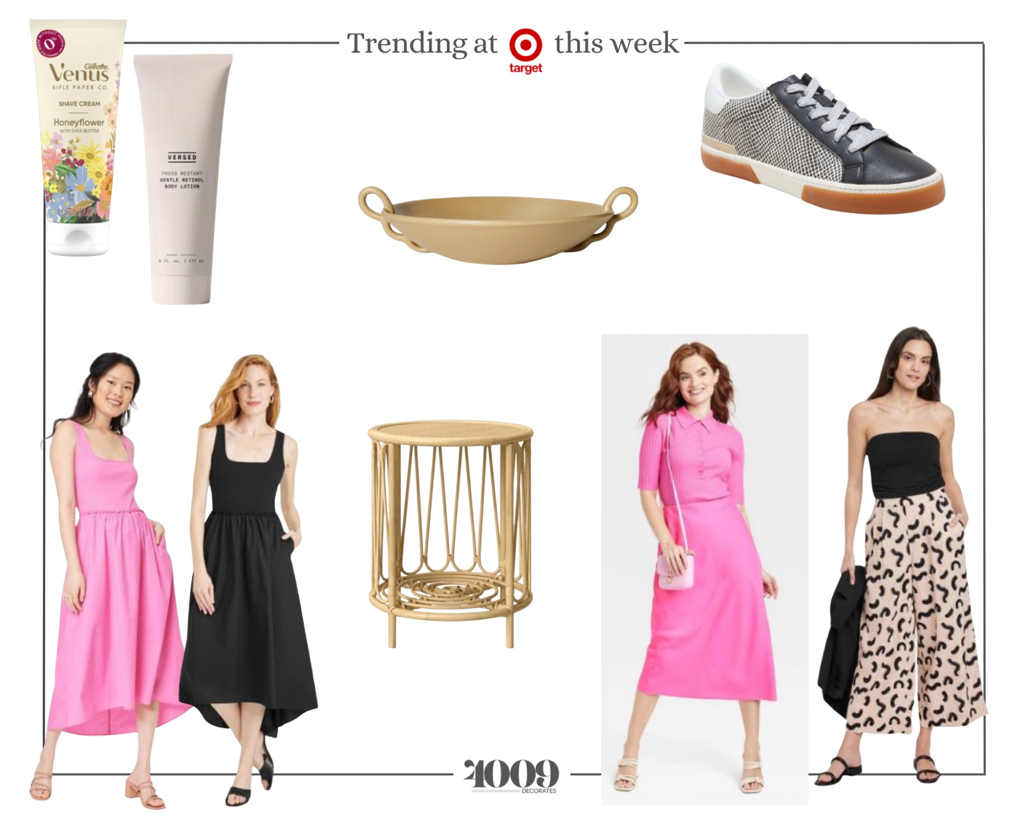 Trending & best sellers this week at Target! 



Barbie | pink | dresses | summer dresses | rattan | side table | Bedroom | dorm room | bowl | Studio McGee | shoes | body lotion | Rifle Paper Co | skirt | coulott | wide leg

#LTKBacktoSchool #LTKFind #LTKstyletip