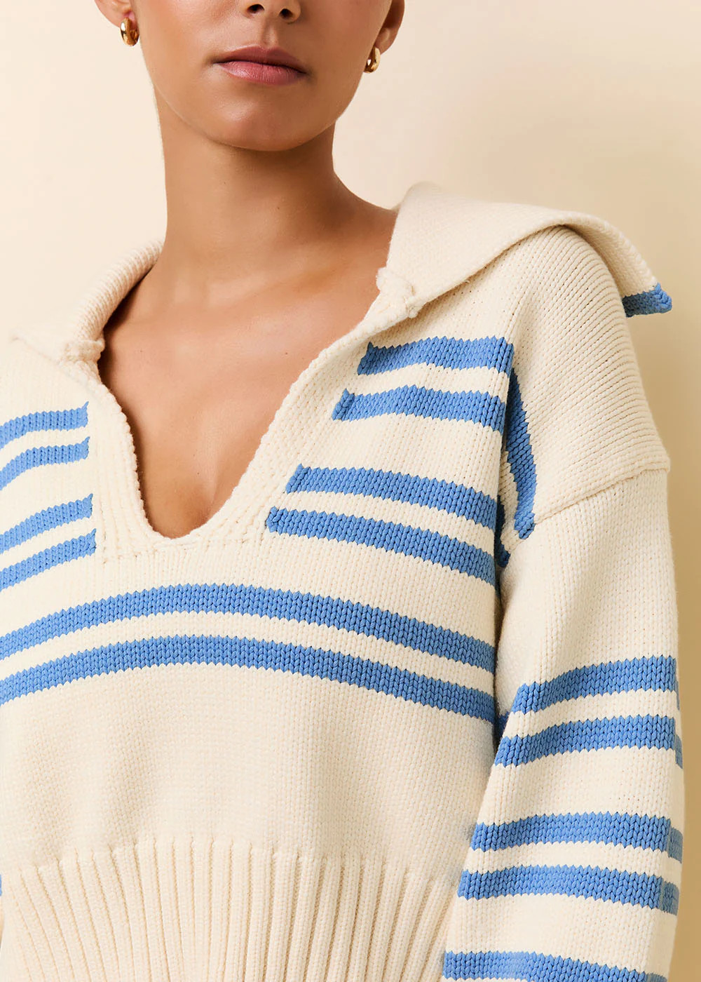 The Lola Pullover in Marina Blue | Solid & Striped