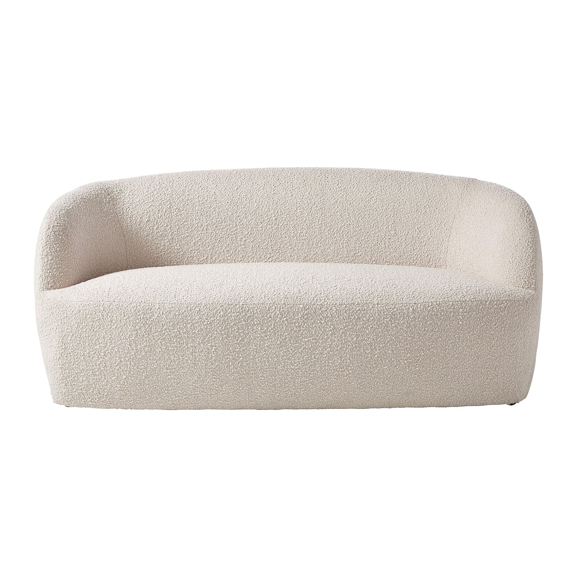 Gwyneth Boucle Loveseat + Reviews | CB2 | CB2