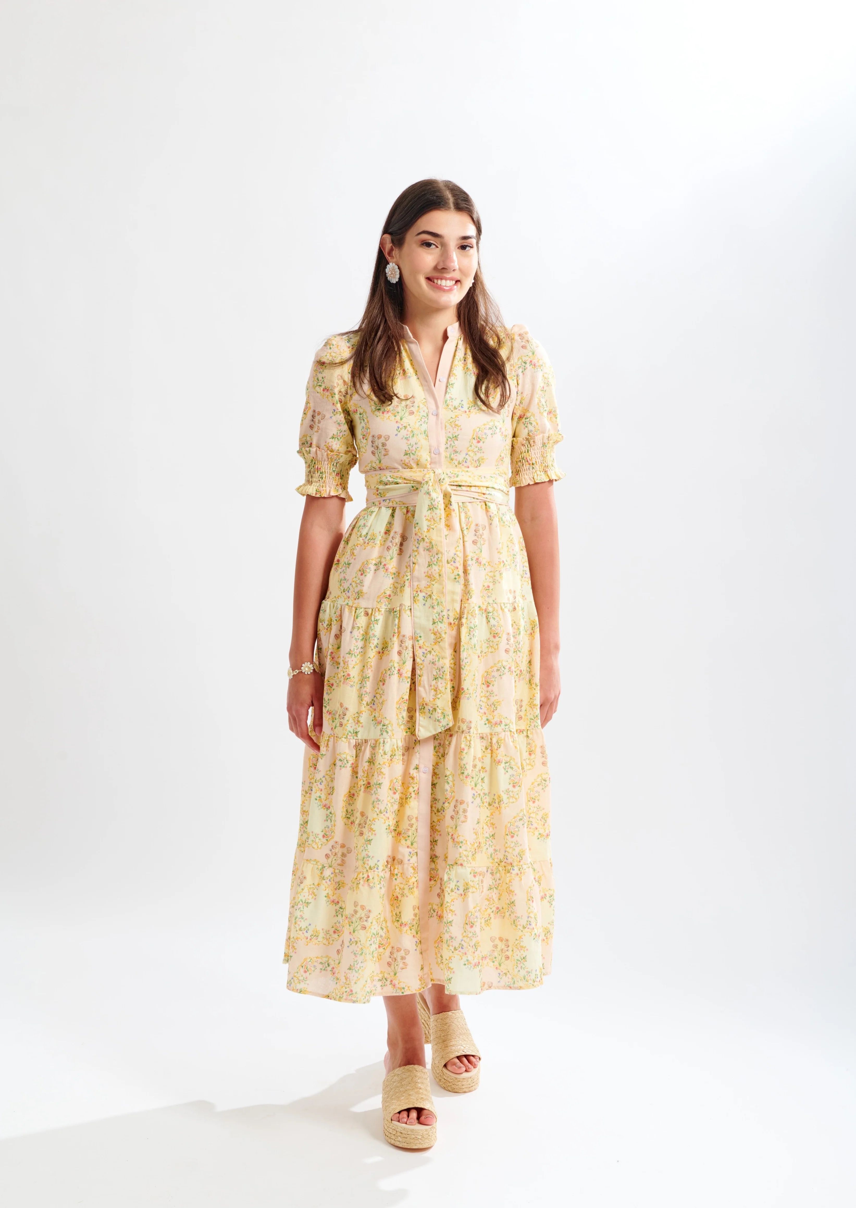 Lola Maxi Dress | Buttercup Baroque | Kathleen Maeve