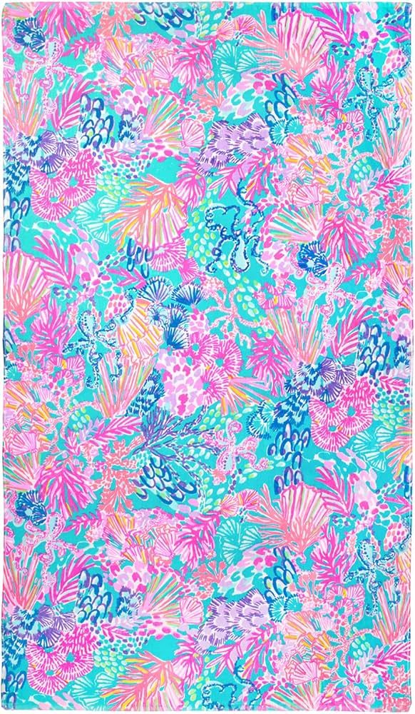 Lilly Pulitzer Oversized Pool/Beach Towel, 40 x 70, Large Terry Cloth Towel for Adults, Splendor ... | Amazon (US)