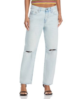 Pistola Lexi High Rise Straight Jeans in Solstice Distressed | Bloomingdale's Women | Bloomingdale's (AU)