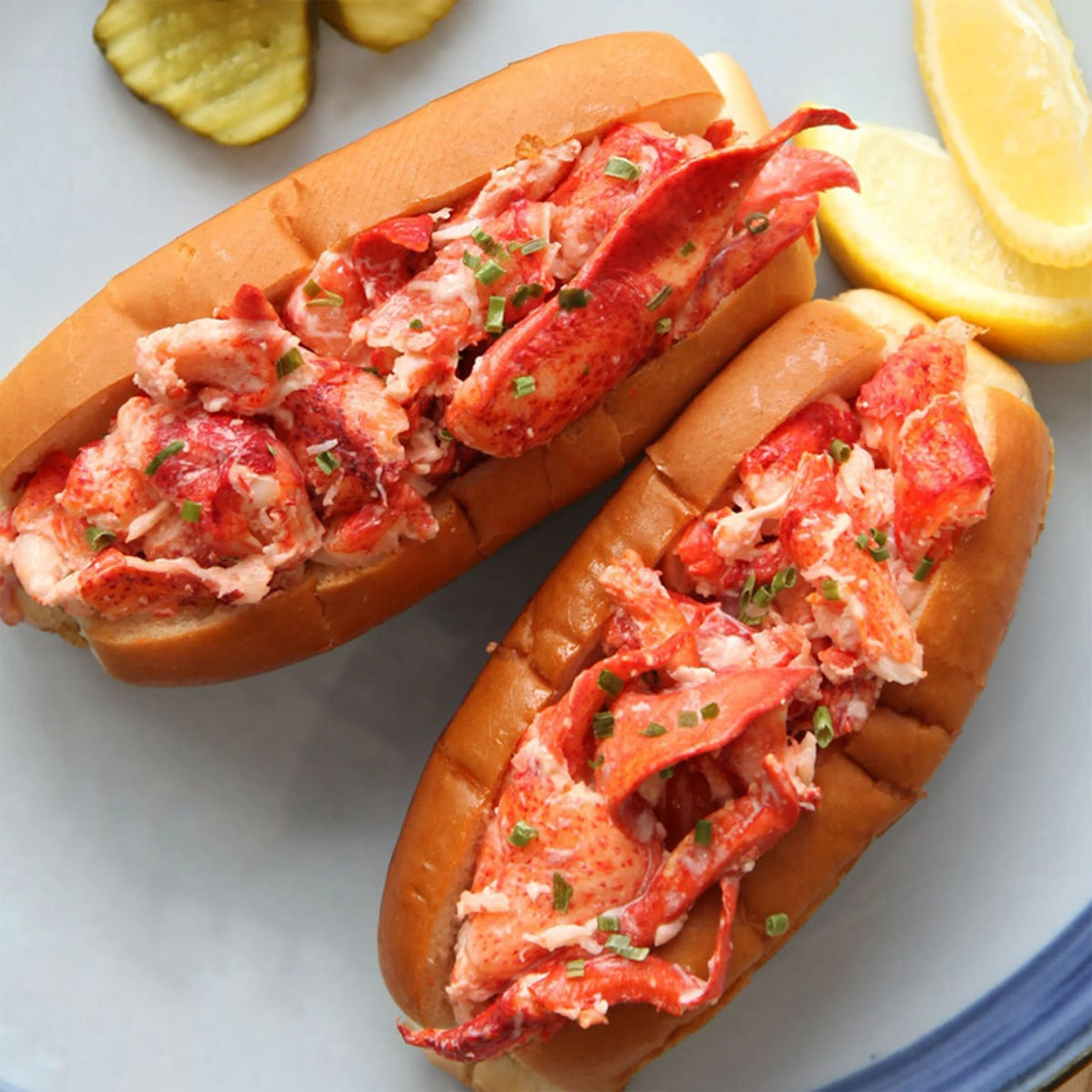 Maine Lobster Roll Kit - 4 Pack by Hancock Gourmet Lobster Co. | Goldbelly | Goldbelly