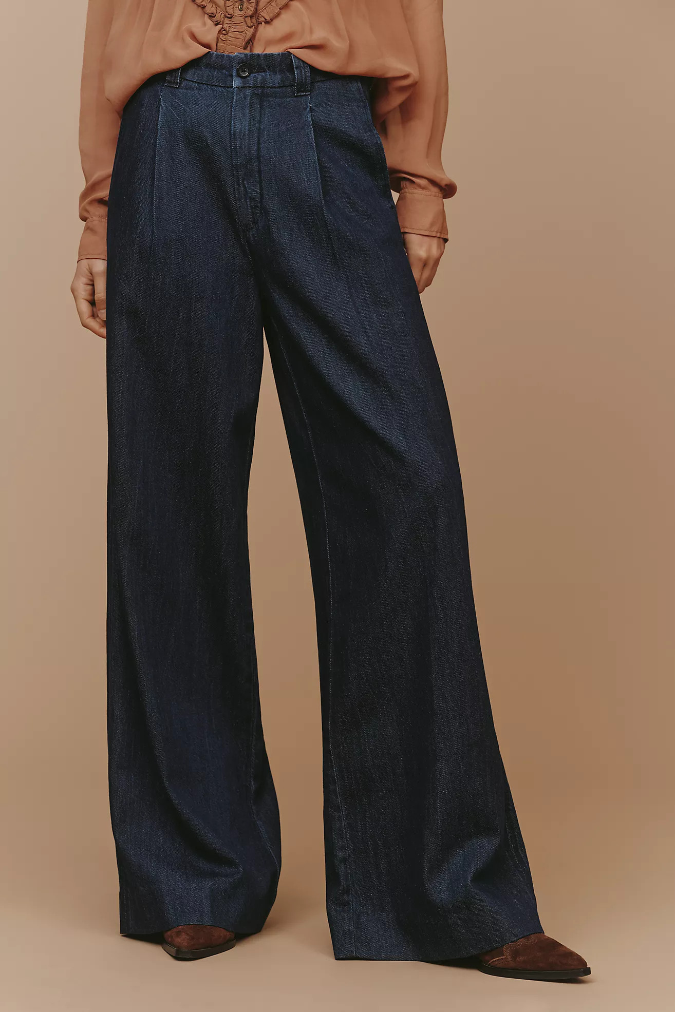 DL1961 Hepburn High-Rise Wide-Leg Jeans | Anthropologie (US)