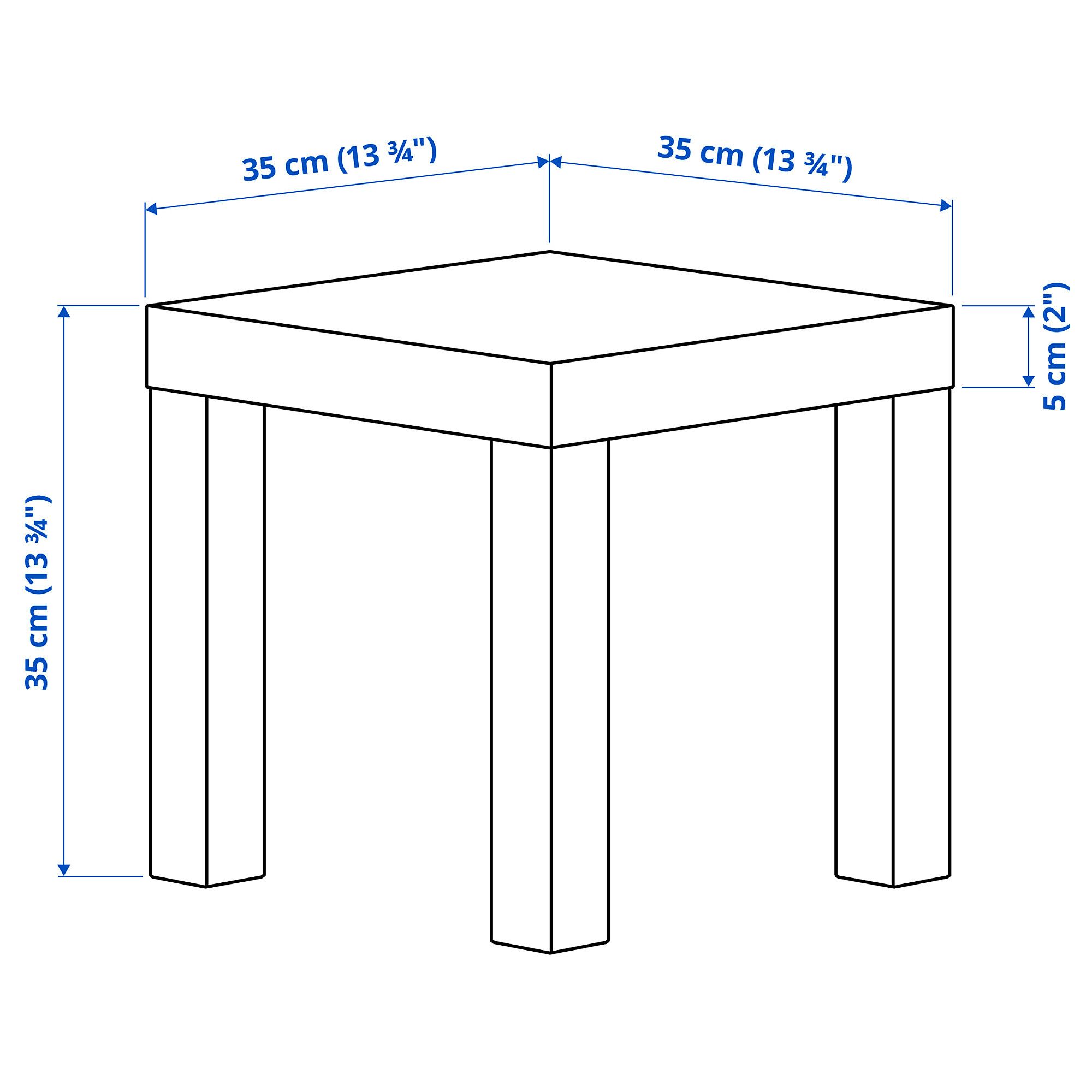 LACK Beistelltisch, weiß, 35x35 cm - IKEA Deutschland | IKEA (DE)