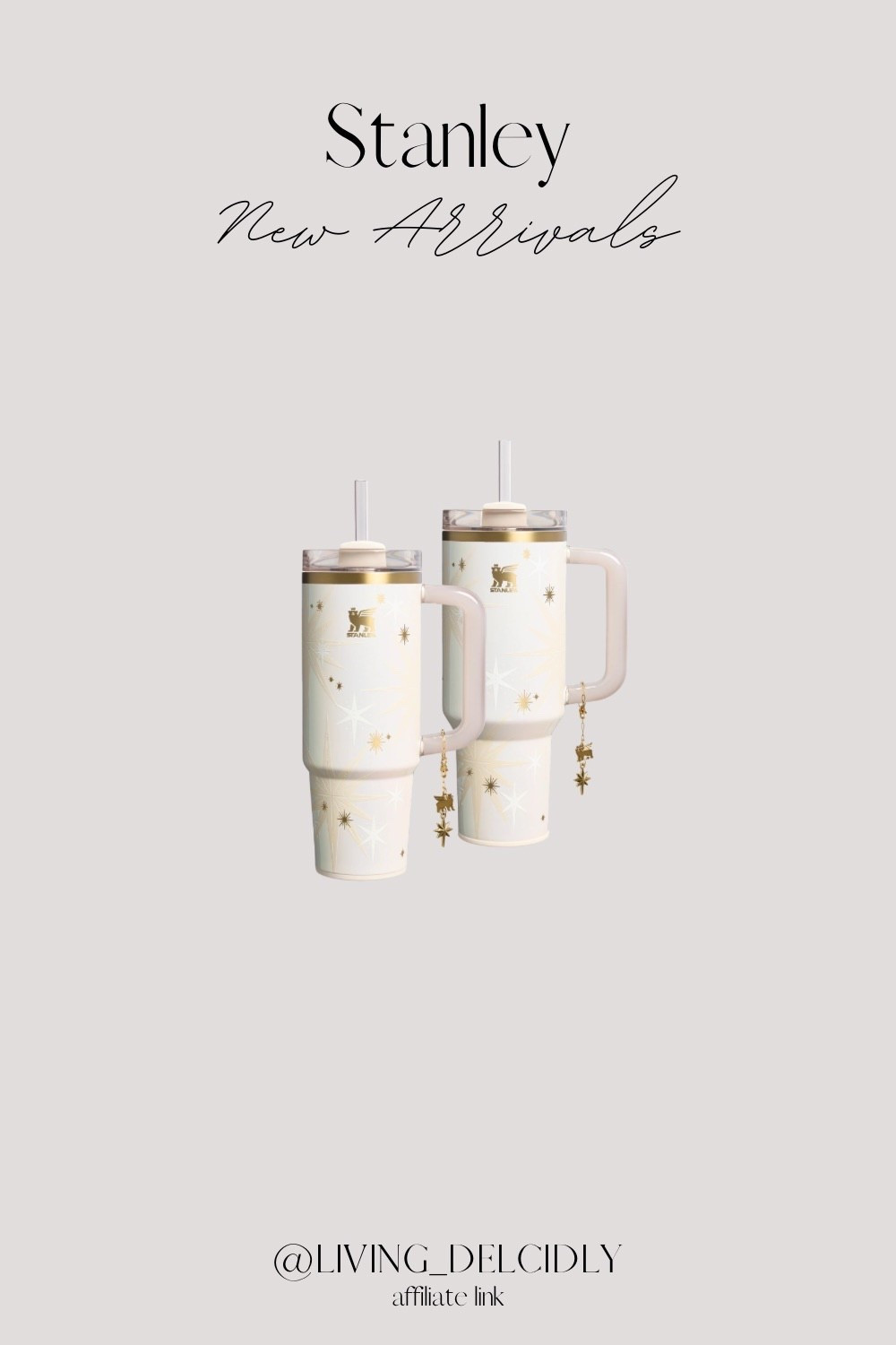 New Starlight Shimmer Stanley tumblers✨The little gold charm is a cute touch!

#LTKFindsUnder100 #LTKGiftGuide