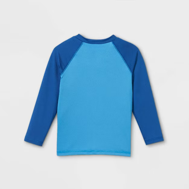 Toddler Boys' Long Sleeve Rash Guard - Cat & Jack™ Blue | Target