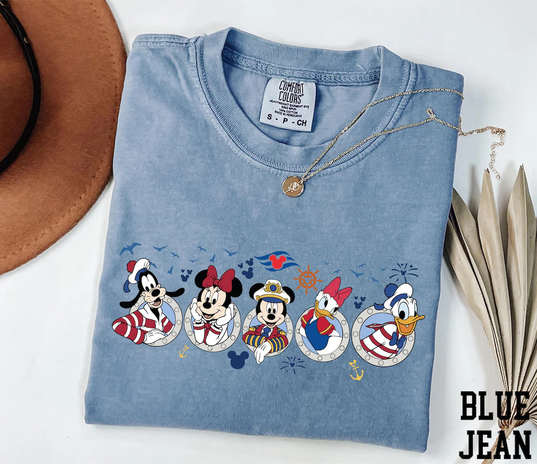 Comfort Colors® Disney Cruise Squad Shirt, Mickey and Friends Cruise Tee, Disney Cruise Trip Shi... | Etsy (US)