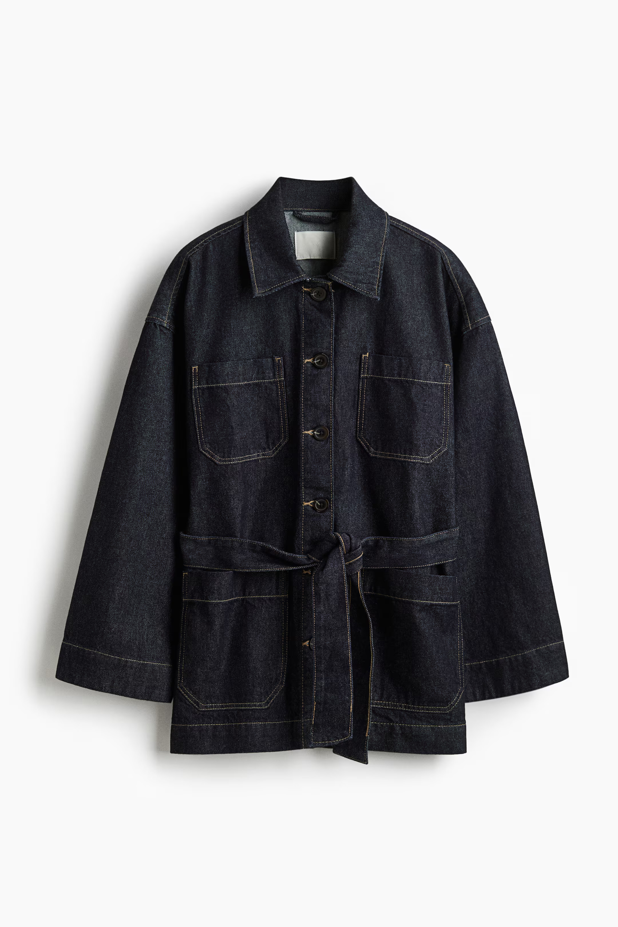 Tie-Belt Denim Jacket | H&M (US + CA)