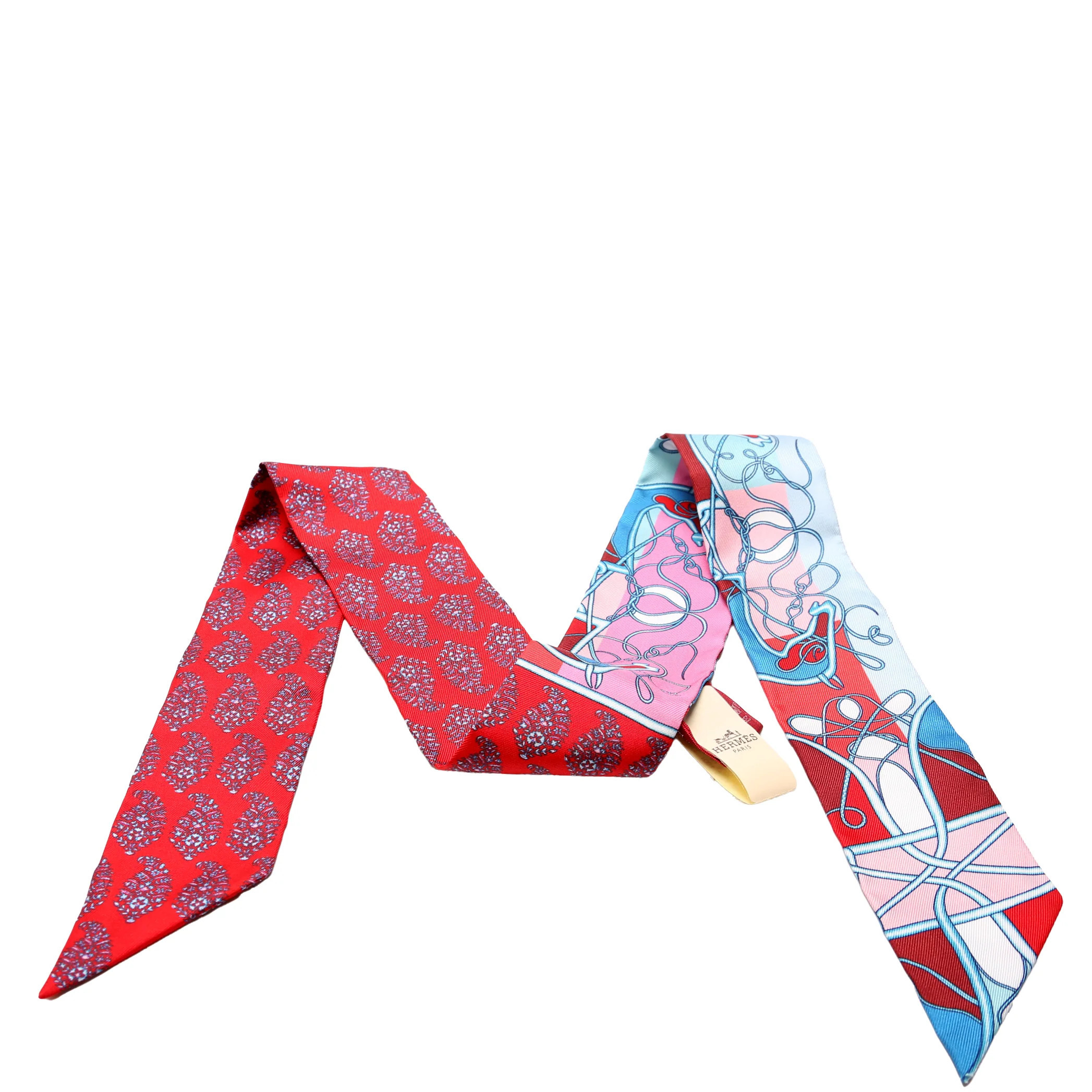 Coup De Fouet AU Bloc Silk Twilly Scarf Multicolor | Keeks Designer Handbags