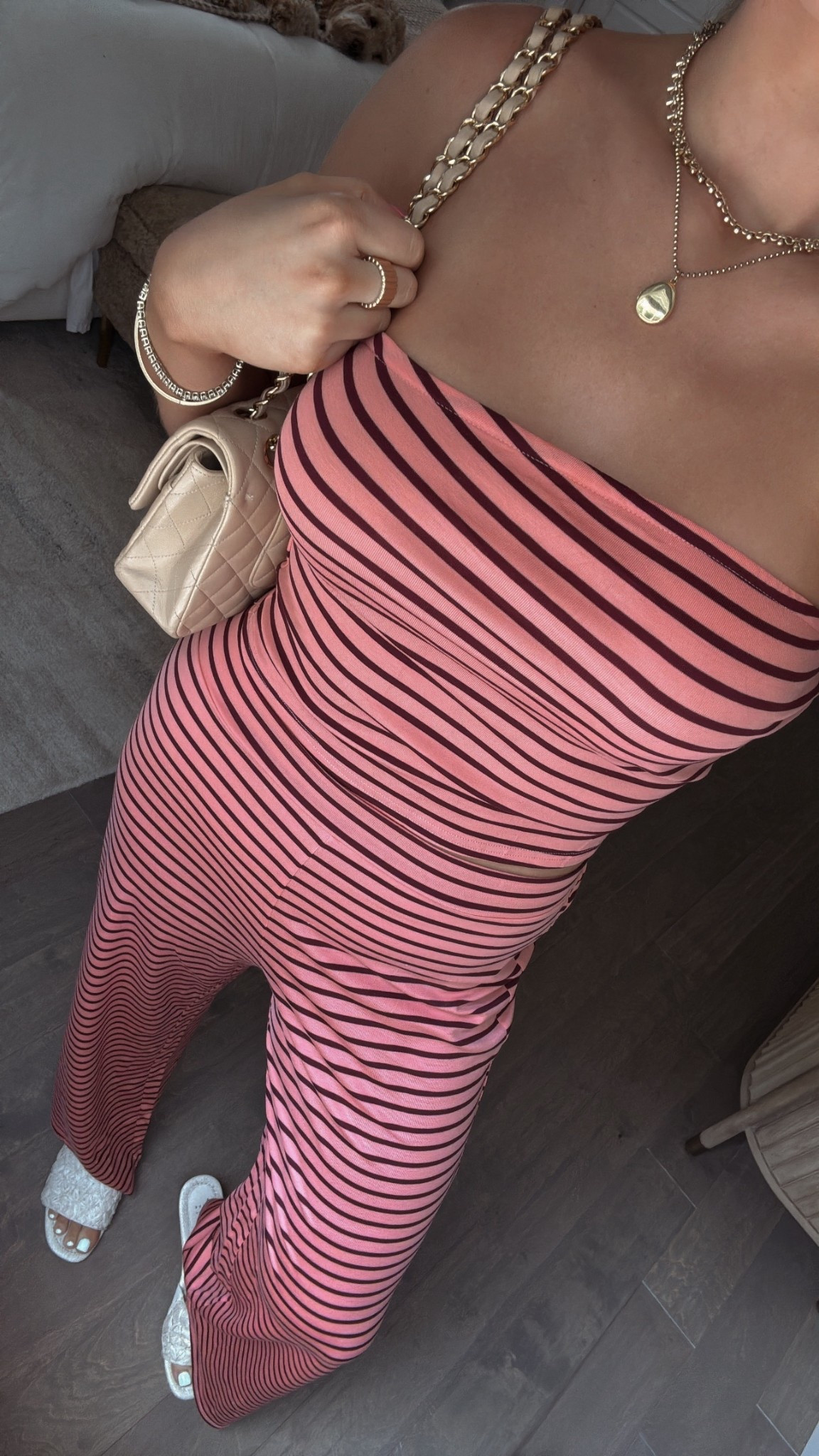this set is perfect for vacation!!🤍



Striped set, tube top, pant set, stripes, two piece, travel, beach, cover up, spring outfits 2026, sidneymarieduke 

#LTKSeasonal #LTKTravel