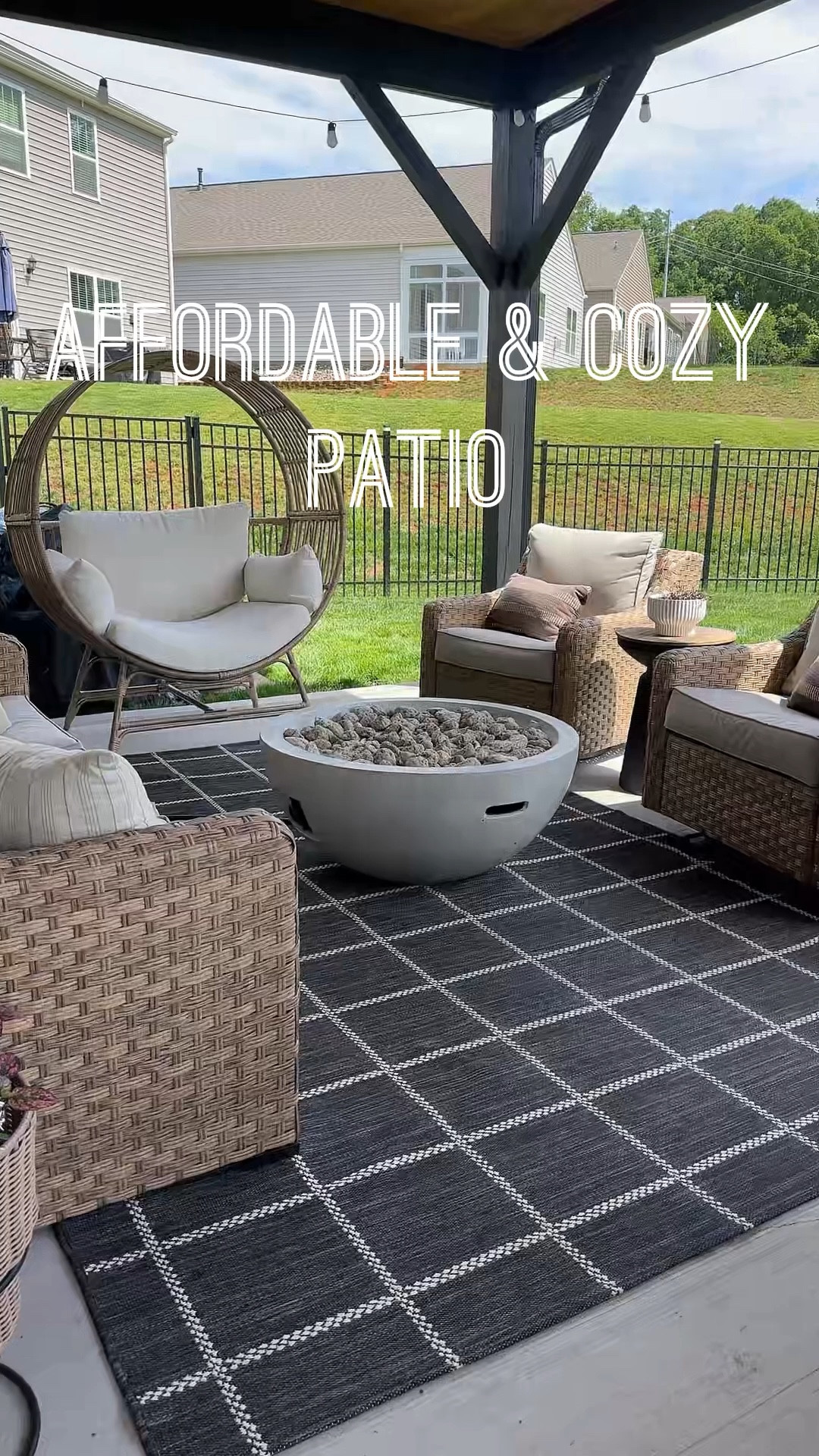 Affordable patio furniture ideas 🌿
Neutral outdoor decor | cozy backyard setup | small patio inspiration at al walmart

#LTKHome #LTKSaleAlert