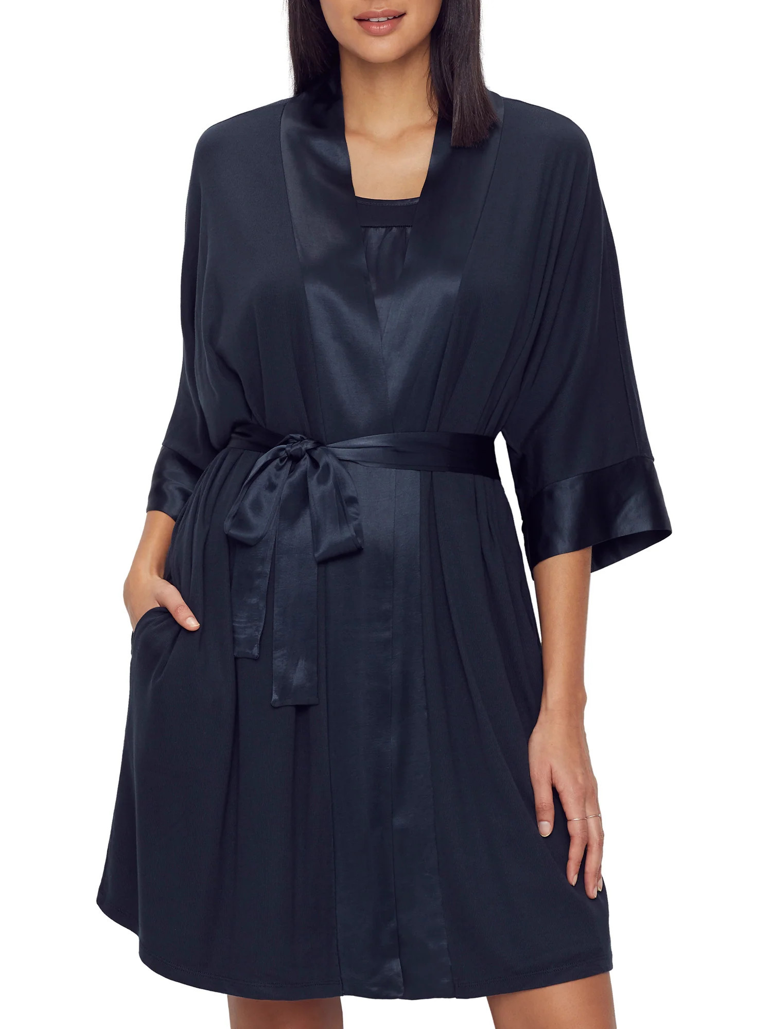 PJ Harlow Women's Shala Ribbed Knit Robe | Shop Simon