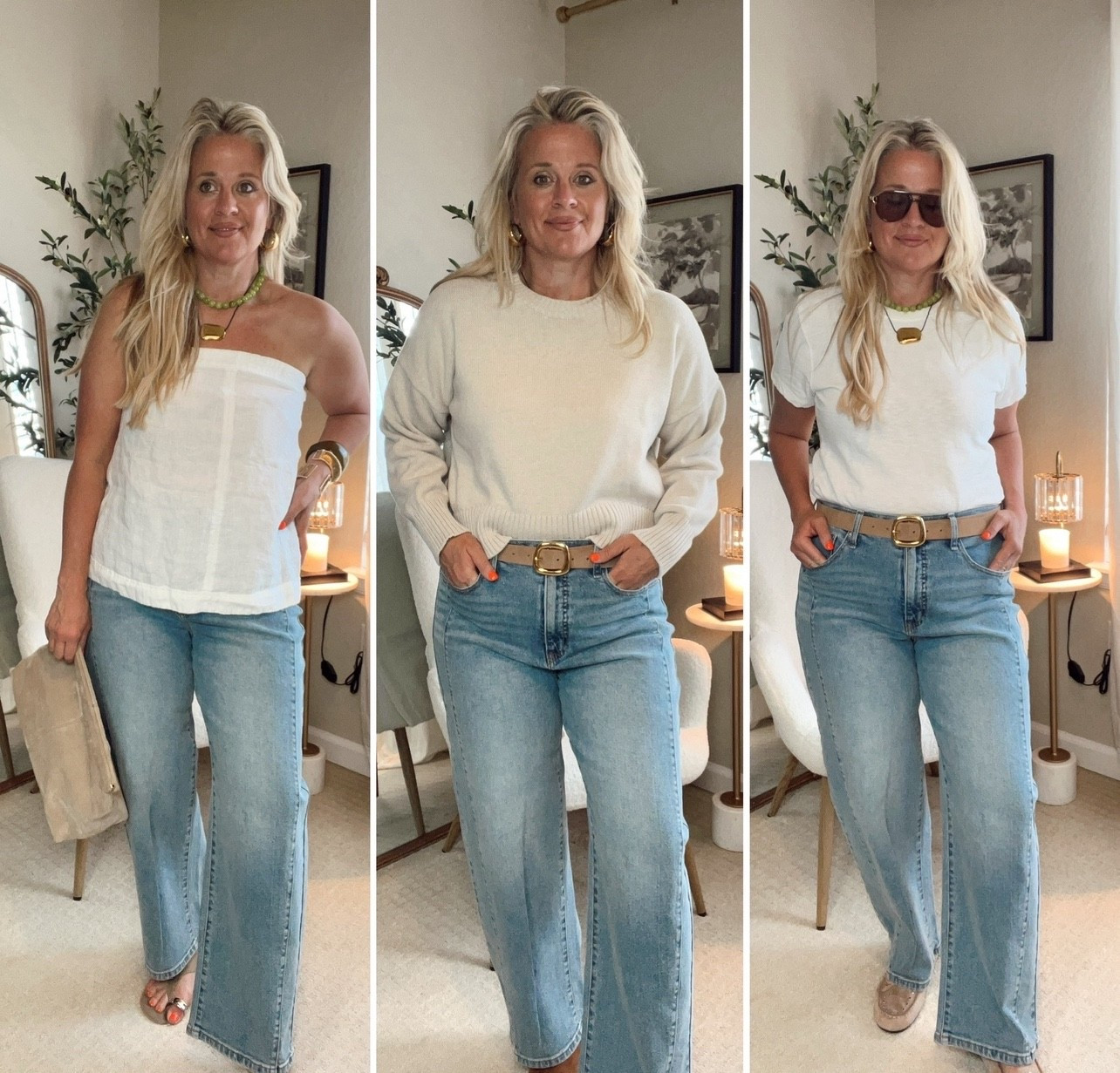  ✨Tap the bell and ❤️ for over 40 fashion, midlife style, midsize fashion and luxury looks for less. 

⬇️Sizing information:
10, suggest sizing down

the viral barrel jeans everyone’s talking about… but styled on a midlife midsize body with a belly 👖✨

Not squeezing, not tugging, not pretending I have a flat stomach I don’t.
Just jeans that actually fit this season of life — and still feel cute.
Date night ✔️
Everyday casual ✔️
Early fall layering ✔️

These are from Walmart. UNDER $30. And yes — they’re worth the hype.

I’m 5’5” wearing 10

👑"Helping you look good, feel good!" - Lindsey Denver

#Midsizestyle  #spring #amazonfashion #midsizefashion #midlifestyle  #midsize #midsizeootd #over45#midsizeoutfits #size10 #size12 #midsizeootd 


Follow my LTK @Over40andmidlife on the @shop.LTK app to view this post and get my exclusive app-only content!

#liketkit 
@shop.ltk
https://liketk.it/5km3C