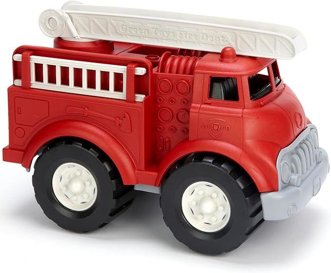 Green Toys Fire Truck - BPA , Phthalates Free Imaginative Play Toy for Improving Fine , Gross Mot... | Amazon (US)