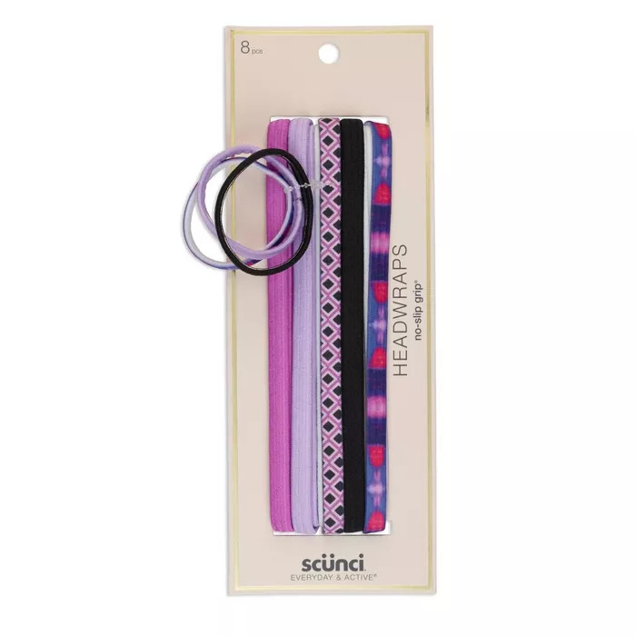 scunci No Slip Headwraps with 3 Bonus Elastics - 5pk | Target