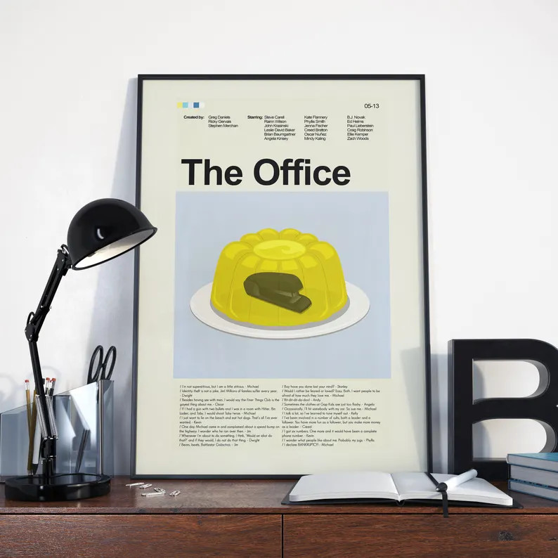 The Office - Stapler in Jello | 12"x18" or 18"x24" Print only | Etsy (Global)