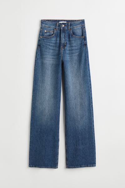 Wide High Jeans - Dark gray - Ladies | H&M US | H&M (US + CA)