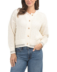 Cardigan With Varsity Tipping | Women | Marshalls | Marshalls